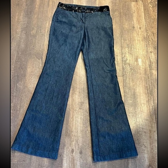 Express Pants - Express Design Studio Denim Flare Pants size 0